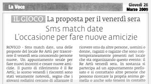 Joylife.it - SMS Match Date: l'occasione per fare nuove amicizie